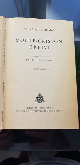 Alexander Dumas Monte-Criston kreivi