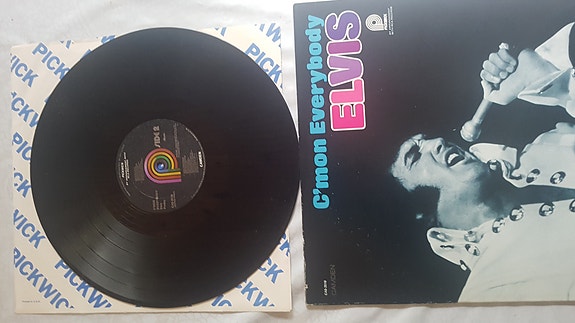 Elvis C'mon Everybody vinyyli lp