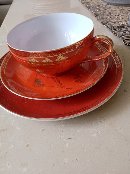 Vanhat japanilaiset teekupit, 8 kpl