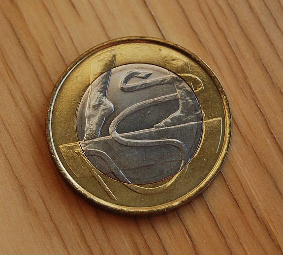 Suomi 5 euro 2015 Urheilurahat - Voimistelu