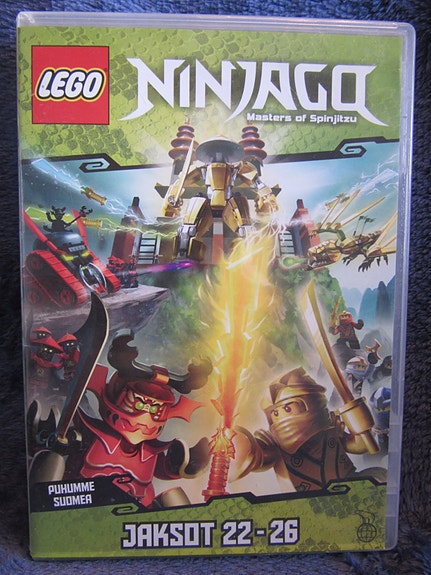 Lego Ninjago 22-26 dvd uusi