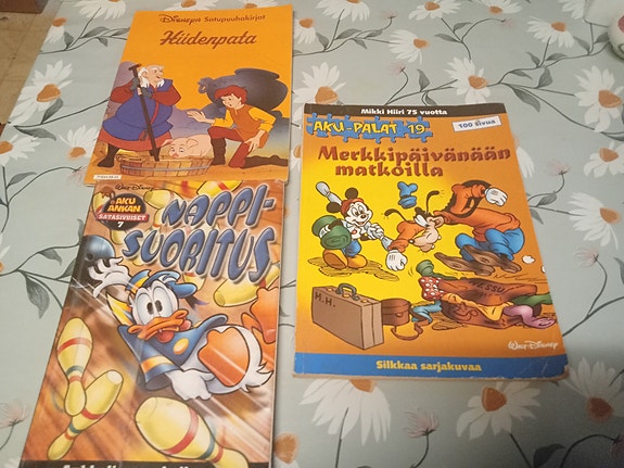 Walt Disney KIRJOJA 3 kpl