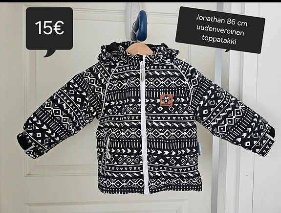 Uudenveroinen 86 cm Jonathan toppatakki
