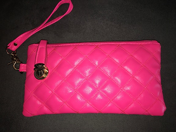 Neonpinkki uusi lompakko