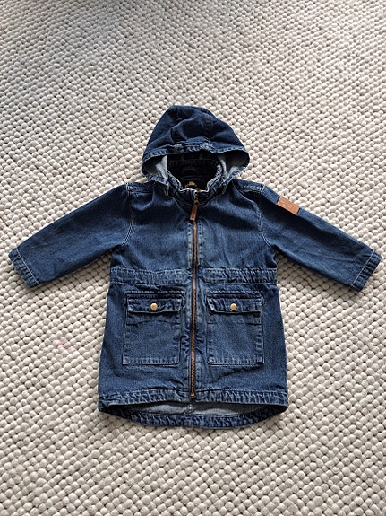 Mini Rodini farkkuparkatakki, 92/98