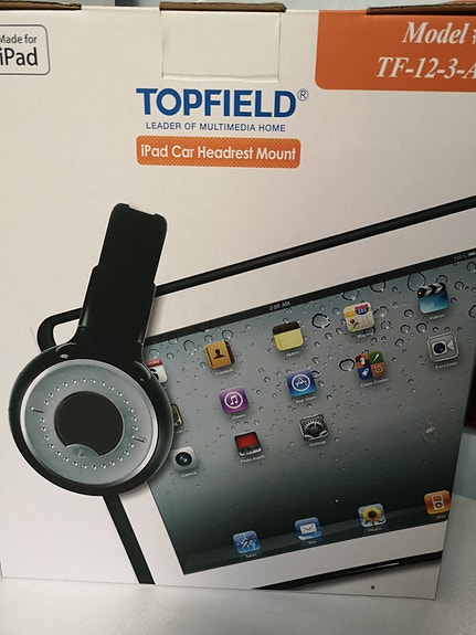 TOPFIELD iPad Car Headrest Mount-teline,uusi autoon.