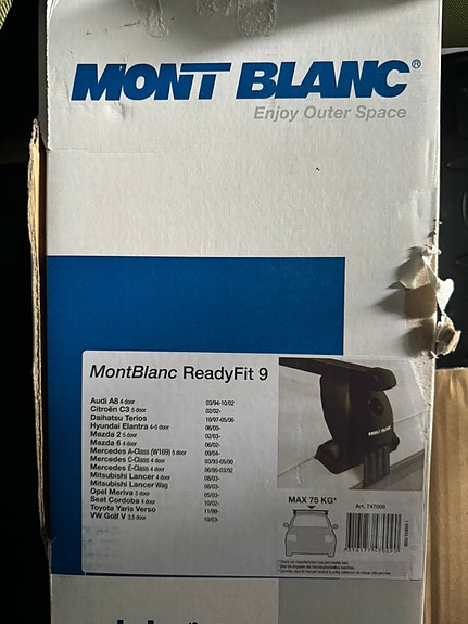 Mont Blanc Ready fit 9 kattotelineet