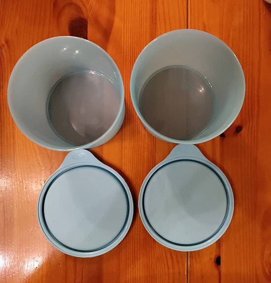 Tupperware säilytys kipot