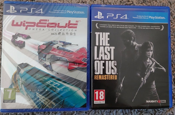The Last of us (remastered) + Wipeout omega collection