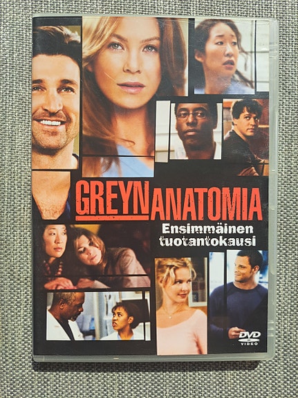 Greyn anatomia - 1. Tuotantokausi dvd