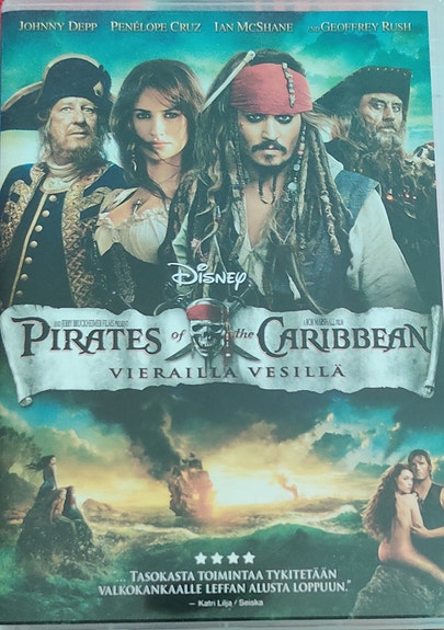 Disney Pirates of the Caribbean Vierailla Vesillä DVD (2011)
