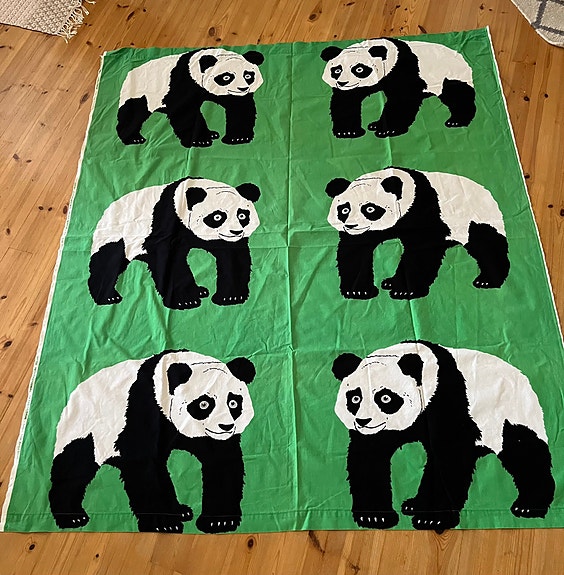 Vintage verho, Panda Intair,  Tampella 1977