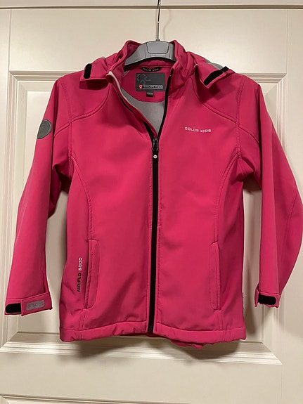 Color Kids pinkki softshell-/välikausitakki 140-146 cm