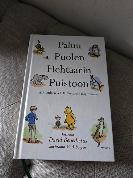 Paluu puolen hehtaariin puistoon kirja
