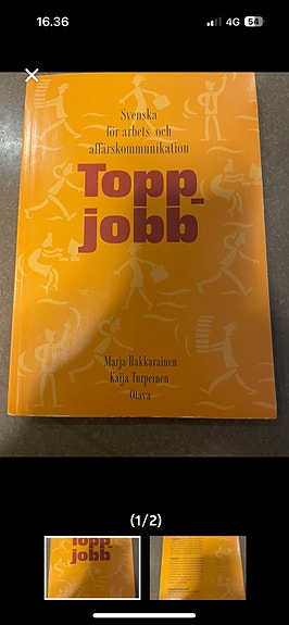 Toppjobb ruotsin oppikirja