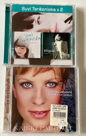 Tupla-CD-levyt Suvi Teräsniska ja Laura voutilainen