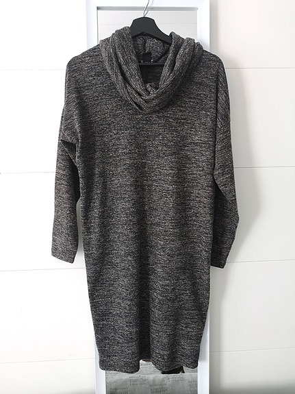 Harmaa villapaita mekko, XS