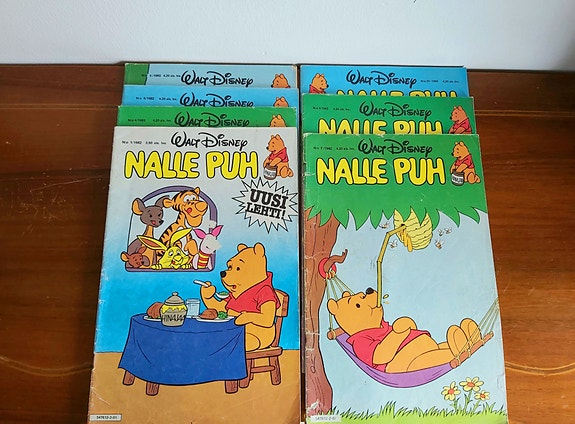 Nalle Puh 1982 lehtiä