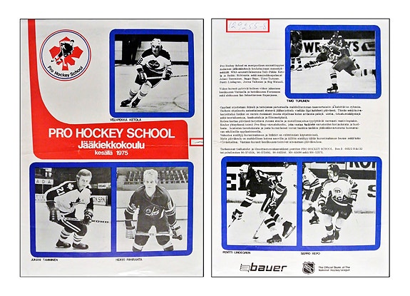 Pro Hockey School 1975 Esite - Ilmainen Toimitus !