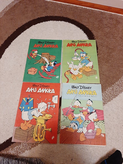 Aku Ankat n:o 19,21,38,39 1965