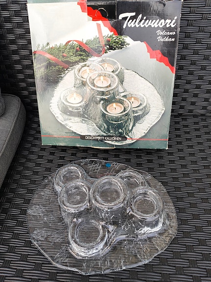Merilasin tuikku kynttilä alusta