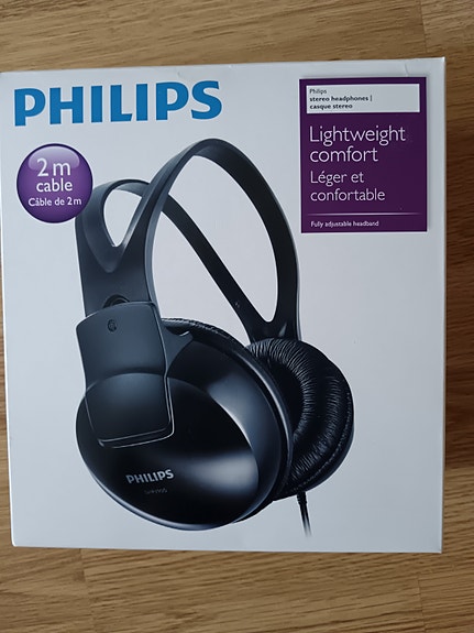 Philips stereokuulokkeet, musta  KIIRE
