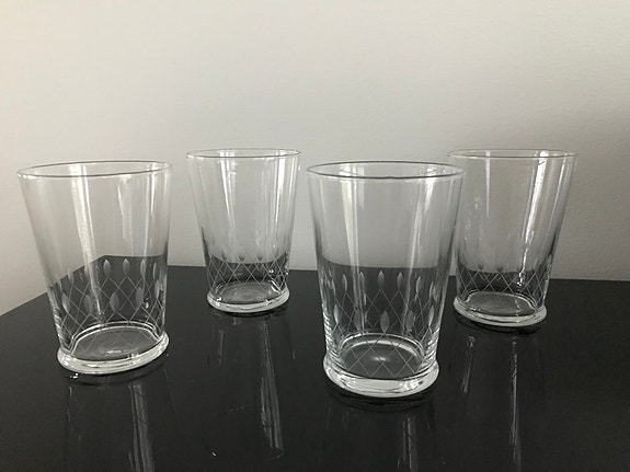Iittala Verkko hiottu lasi 50-luvulta