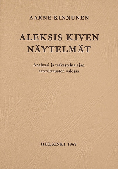 Aleksis Kiven näytelmät