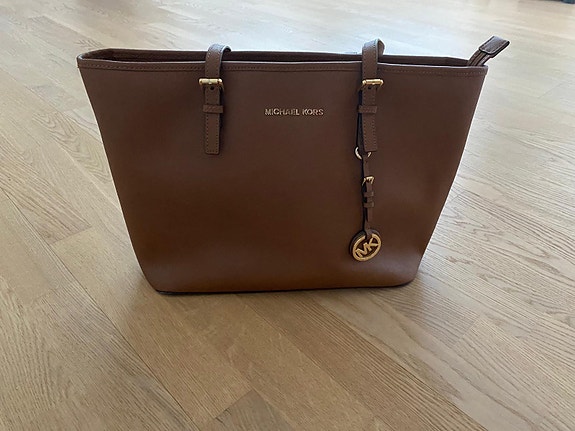 Michael Kors Jet Set Travel Tote -laukku, ruskea