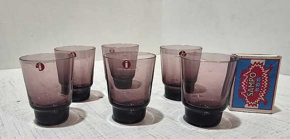 Iittala Timo Sarpaneva snapsilasit 6kpl