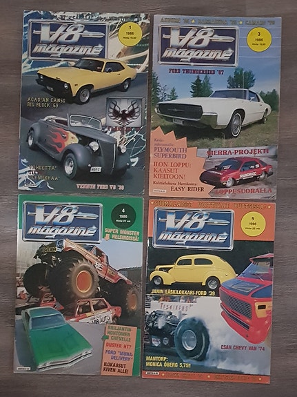 V8 Magazine lehdet 1986.