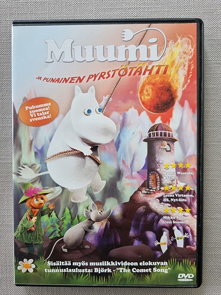 DVD Muumi ja punainen pyrstötähti