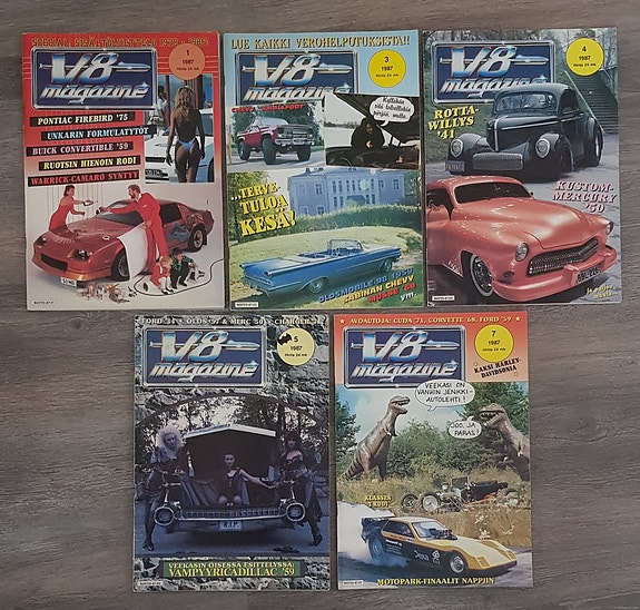 V8 Magazine lehdet 1987.