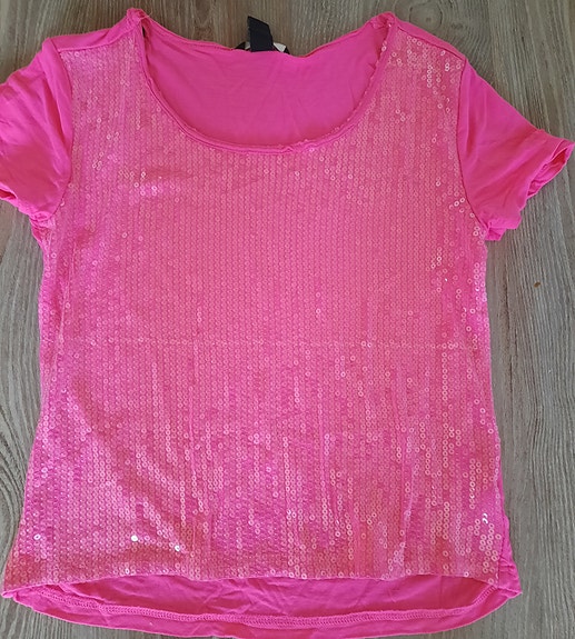 Pinkki t-paita koko S