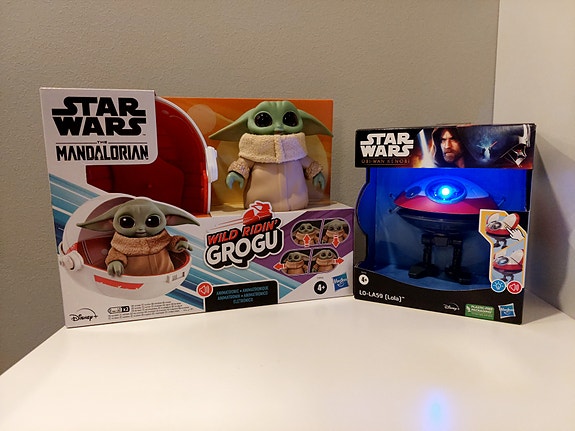 UUDET Star Wars -tv-sarjoista tutut Wild Ridin' Grogu ja L0-LA59 -keräilylelut