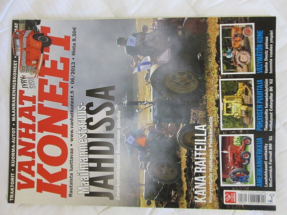 Vanhat Koneet-lehti 6/2013.