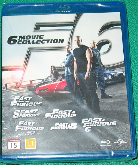 Fast and Furious 6 movie collection (6 x Blu-Ray)