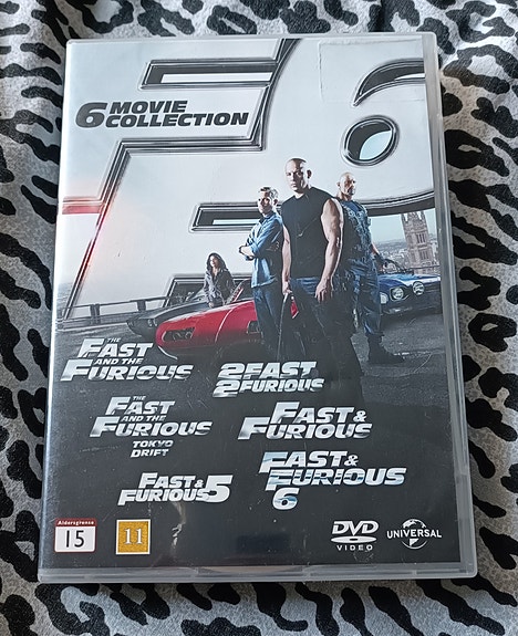 Fast & Furious Kuuden elokuvan kokoelma