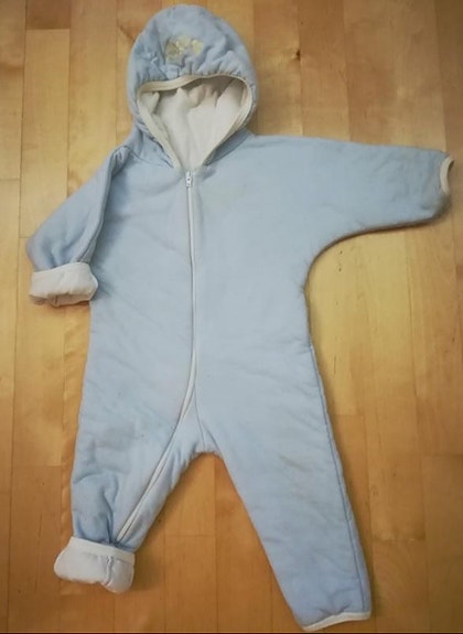 Puku vauvalle vaunuun/autoon koko 70cm