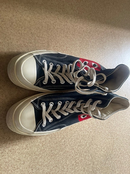 Converse&Play high top canvas shoes
