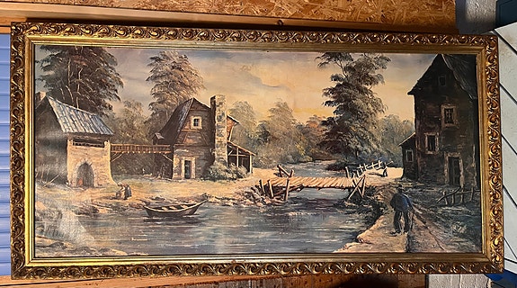 Öljyväritaulu 70 x 140