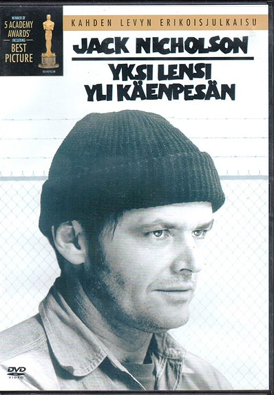 DVD Elokuva Yksi Lensi yli Käenpesän