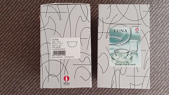 Iittalan LUNA kulhoja