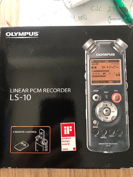 Olympus LS-10 Sanelin uusi