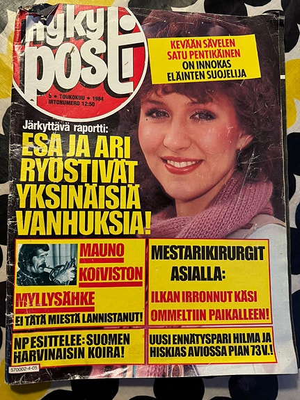 Nykyposti - 5 Toukokuu - 1984 - Satu Pentikäinen
