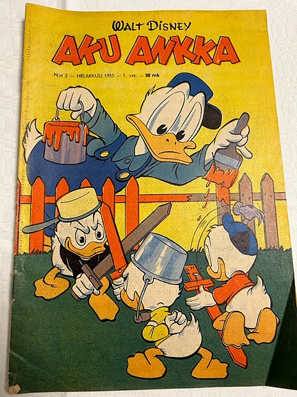 Aku Ankka numero 2 / Helmikuu 1955