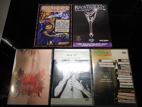Heavy, Metal, Rock, Pop, Kotimainen DVD