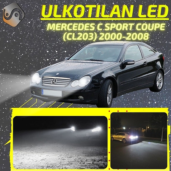 MERCEDES-BENZ C SPORT COUPE (CL203) Ulkovalojen LED -päivityssarja