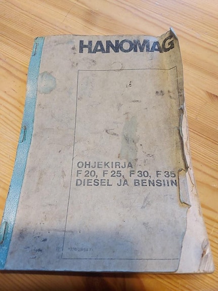 Hanomag Kuorma-auton ohjekirja F20, F25, F30, F35