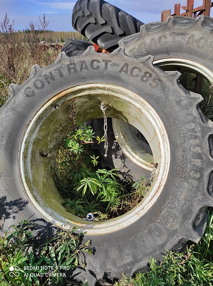 Traktorin levikepyörät